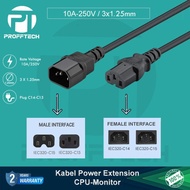 C15-C14 male-female CPU Extension Power Cable 2M 5m3m