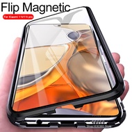 360° Flip Magnetic Protector Case For Xiaomi Mi 11T Pro Double Tempered Glass Shockproof Cover Xaomi11t Pro t11 Mi 11tpro Fundas