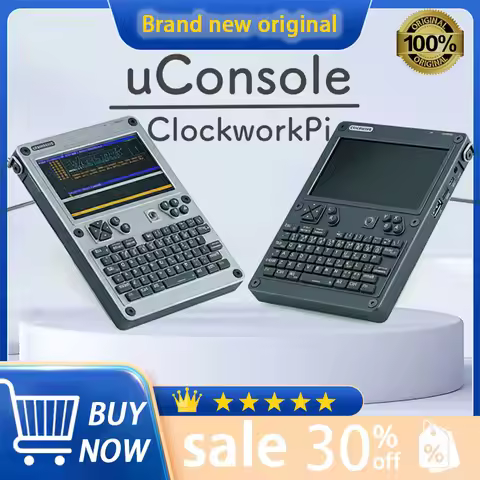 New ClockworkPi uConsole Kit, 300 pieces in stock Silver & Black , RPI-CM4 Lite Kit uConsole for Ind
