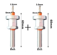 8Mm Shank HSS Countersink เจาะ Bit Woodworking Router Bit ชุดเครื่องตัดมิลลิ่งปรับสกรูเจาะ Bit 2.8/3
