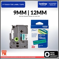 Brother 9mm 12mm Genuine Laminated TZe Label Tape For PT-H110 PT-D210 PT-P300BT PT-D460BT PT-P700