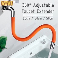 Faucet Extension Extender Rotating Water Tap Extension Pipe Kitchen Getah Paip Air Sambungan Paip Si
