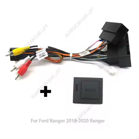 Car Audio 16PIN Android Power Cable Adapter With Canbus Box For Ford Ranger 2019-2020 Ranger MP5 DVD