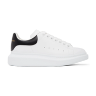 SEPATU ALEXANDER MCQUEEN WHITE & BLACK OVERSIZED SNEAKERS ORIGINAL QUALITY