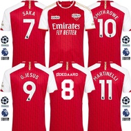 Arsenal Home Kit 23/24 Football Jersey Custom Name 2023 2024 Soccer Team Shirt