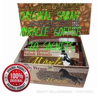 Sabah Brand Miracle Coffee Original Legit Effective Enhancement Miracle Coffee 20 Sachets per Box