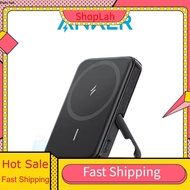 ShopLah Anker A1618 Magnetic Wireless PowerBank Charger with Built-in Stand 5000mAh 12W - For iPhone