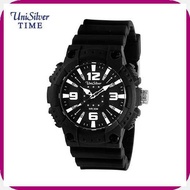 UniSilver=L^TIME{c!Gizmatic!ms[Black!mT,Men's[qQ!Rubber,Uo[Watch!Qj,KW1616-1001