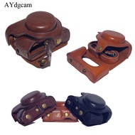 Luxury PU Leather Camera Case Bag With Strap For Canon Powershot G7X Mark 2 G7X II G7X-M2 Camera Bag