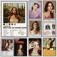 Lana Del Rey Modern Singer Ultraviolence Music Album Cover Classic Fashion Poster Canvas Paintings W