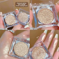 2-color white and brown monochrome eyeshadow palette loose powder palette lasting brightening waterp