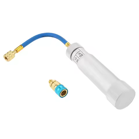 1/4 Inch Sae Auto Oil Dye Injector R134A Air Conditioning Car Oil Injection Tool 2Oz Refrigerant Flu