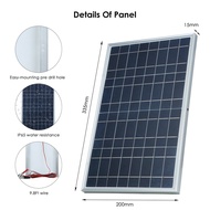 12W30W Monocrystalline Solar Charger 12V&18V Portable Solar Outdoor Power Panel/ IP65 LO9W