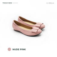 LA BELLA รุ่น TWIGGY BOW - NUDE PINK