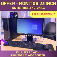 Pc computer desktop cpu processor i3 i5 i7 Monitor Refurbished pc murah PC murah komputer second han