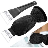 WILLBOND Ice Scraper with Glove Waterproof Ice Scrapers for Car Windshield No Scratch Comfortable Re