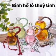 Glass Water Bottle Capacity 250ml 375ml 500ml 1000ml Safe Antique Water Bottle - Blo Store BN07