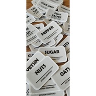 label sticker waterproof - kitchen essentials