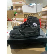 2023New Travis Scott x Air Jordan 1 Low OG “Black Phantom” Cactus Jack AJ1 Sneakers DM7866-001