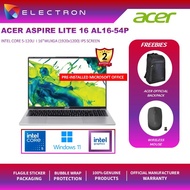Acer Aspire Lite 16 AL16-54P-54PX 16.1" WUXGA Pure Silver(C5-120U, 16GB, 512GB SSD, Intel, W11P, HS)