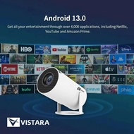 VISTARA HY300 Pro Wireless Wifi Bluetooth Cinema Android Mini Led Small Projector projektor 4K Andro