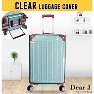 Transparent Luggage Cover PVC 20-30 inchs [Dear J]