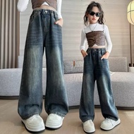 Girls' Jeans, Srena Gombrong Model, Ages 7-16 Years Jeans Kids Girl Korean Style Jeans Budak Perempu