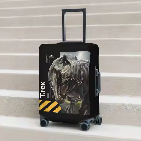 Jurassic World Rebirth Tyrannosaurus Covert Mission Suitcase Cover Business Flight Fun Luggage Acces