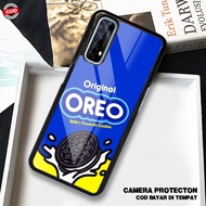 HP HS05 Case Realme 7 - 7 Pro Softcase Glass Kaca - Hardcase 2D Glossy - Protective Phone Case Lates
