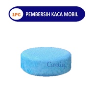 iCantiq Sabun Tablet Bulat Pembersih Kaca Mobil Auto Wiper Windscreen Cleaner - Biru