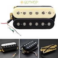 GUTHOP Humbucker Pickups, 50mm Neck Guitar Accessories Electric Guitar Pickups, 52mm Bridge Adjustab