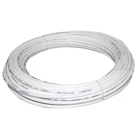 27RB 1/4 inch 20m/65.62ft White PE Pipe Flexible Tube Hose for RO Water Filter System Aquarium Rever
