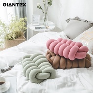 【HM】 Sofa Decorative Pillows Throw Knot Ball Cushion Oblong Pillow Chair Pillow