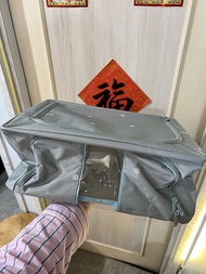 衣櫃收納 灰色儲物箱 24L 附視窗