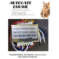 ▦✕TRANSFORMER AUTOGATE 12.9.0.9.12V FOR ARM AUTOGATE- AUTOGATE ONLINE