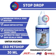 Stop DROP CAT 30mL Broad Spectrum Antibiotic for Cats / Veterinary Medicine