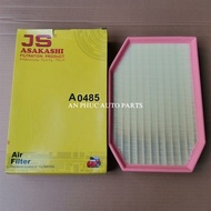 Engine air filter for BMW 523i, 528i 2010, 2011 brand JS Asakashi Japan code A0485