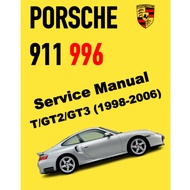 PORSCHE 911 996 TURBO S/GT2/GT3 (1998-2006) SERVICE WORKSHOP MANUAL + PARTS CATALOGUE