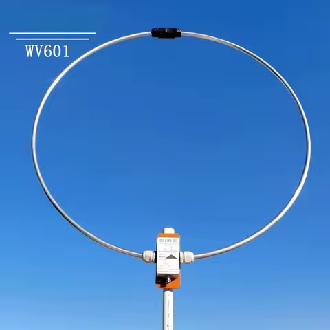 DESHIBO WV-601 Loop Antenna Ring 0-999MHz Receiving Broadband Passive Loop Antenna for LW/SW/MW/FM/V