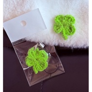 4-leaf clover with keychain size 3x3 (oder sll ib)