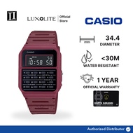 [Luxolite] Casio CA-53WF-4BDF Data Bank Calculator Red Resin Band Watch CA-53WF-4B CA53WF-4B CA53WF-