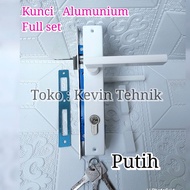 COD!! Kunci Handle Almunium Full Set Lock Set Almunium Kunci Pintu Alumunium