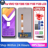 Original LCD With Frame For Vivo Y20 Y20A Y20i Y20s Y15s Y15A Y12A Y12s Y11S LCD Screen Display Touc