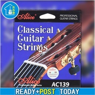 Alice AC139-N Titanium Nylon Guitar Strings 6pcs/set (.028-.043) Normal Tension