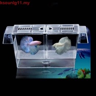 KSOUNLG11 Fish Isolation Box Clownfish Acrylic Incubator Isolation Shrimp Aquarium Breeder Box