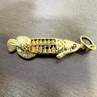 22k / 916 Gold Arowana Pendant