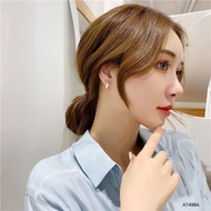 Elegant Women's Titanium Earrings AT49BA-AT119M