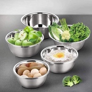 [HCM]BỘ CHẬU THAU 5 MÓN NHÀ BẾP INOX