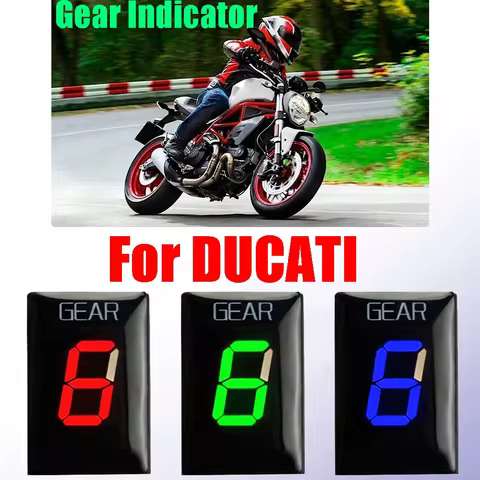 Motorcycle Gear Display Indicator For Ducati Scrambler 400 800 1000 1100 Desmosedici RR Streetfighte