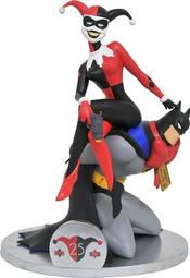 @僅此一体@DC Comic 經典卡通 蝙蝠俠 動畫 小丑女 25週年 PVC人形雕像 全新品